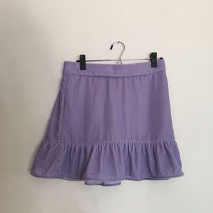 J.Crew lavender velvet mini